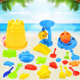 Maxbell 25Pcs Beach Sand Toys Sand Bucket and Shovels Set for Garden Travel Birthday