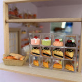 Maxbell Miniature Clear Acrylic Display Case Container Tabletop Portable Storage Box