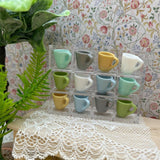Maxbell Miniature Clear Acrylic Display Case Container Tabletop Portable Storage Box