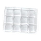 Maxbell Miniature Clear Acrylic Display Case Container Tabletop Portable Storage Box