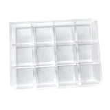 Maxbell Miniature Clear Acrylic Display Case Container Tabletop Portable Storage Box