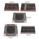 Maxbell 1/64 Highway Scene Model Car Scene Mat Background Nonslip Layout Parking Lot Style A