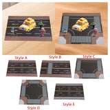 Maxbell 1/64 Highway Scene Model Car Scene Mat Background Nonslip Layout Parking Lot Style A