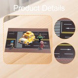 Maxbell 1/64 Highway Scene Model Car Scene Mat Background Nonslip Layout Parking Lot Style B