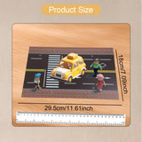 Maxbell 1/64 Highway Scene Model Car Scene Mat Background Nonslip Layout Parking Lot Style B