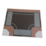 Maxbell 1/64 Highway Scene Model Car Scene Mat Background Nonslip Layout Parking Lot Style C