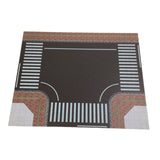 Maxbell 1/64 Highway Scene Model Car Scene Mat Background Nonslip Layout Parking Lot Style C