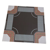Maxbell 1/64 Highway Scene Model Car Scene Mat Background Nonslip Layout Parking Lot Style D