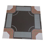 Maxbell 1/64 Highway Scene Model Car Scene Mat Background Nonslip Layout Parking Lot Style D