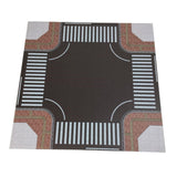 Maxbell 1/64 Highway Scene Model Car Scene Mat Background Nonslip Layout Parking Lot Style D