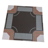 Maxbell 1/64 Highway Scene Model Car Scene Mat Background Nonslip Layout Parking Lot Style D