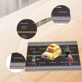 Maxbell 1/64 Highway Scene Model Car Scene Mat Background Nonslip Layout Parking Lot Style E