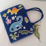 Maxbell Felt Busy Board Preschool Learning Activity Toy for Boys Girls Baby Children Blue