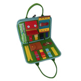 Maxbell Felt Busy Board Preschool Learning Activity Toy for Boys Girls Baby Children Green