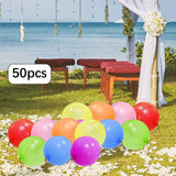 Maxbell 50 Pieces Punch Balloons Bouncy Balls for Children Birthday Party Goodie Bag