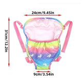 Maxbell 18 Inches Dolls Out Going Backpack Multifunctional Adjustable Shoulder Strap