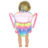 Maxbell 18 Inches Dolls Out Going Backpack Multifunctional Adjustable Shoulder Strap