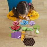 Maxbell Wooden Play Food Pretend Cutting Food Toys for Kids Role Play Children's Day