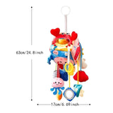 Maxbell Bed Rattle Mobile Toy Hanging Wind Chimes for Ages 0+ Months Birthday Gifts