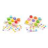 Maxbell Matching Board Game Cognitive for Ages 3 4 5 Boys Girls Kids Educational Toy Shape Matching