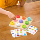 Maxbell Matching Board Game Cognitive for Ages 3 4 5 Boys Girls Kids Educational Toy Number Matching