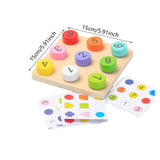 Maxbell Matching Board Game Cognitive for Ages 3 4 5 Boys Girls Kids Educational Toy Number Matching