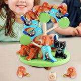 Maxbell Wooden Bird Balance Game Build A Balance Tree Toy for Travel Toys Boys Girls