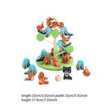 Maxbell Wooden Bird Balance Game Build A Balance Tree Toy for Travel Toys Boys Girls