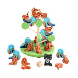 Maxbell Wooden Bird Balance Game Build A Balance Tree Toy for Travel Toys Boys Girls
