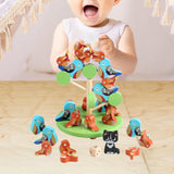 Maxbell Wooden Bird Balance Game Build A Balance Tree Toy for Travel Toys Boys Girls