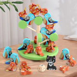 Maxbell Wooden Bird Balance Game Build A Balance Tree Toy for Travel Toys Boys Girls