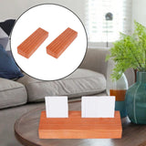 Maxbell Playing Card Holders Sturdy for Organizing Cards Organizer Wood Holder Racks 2 pieces