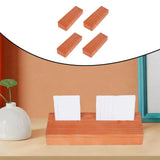 Maxbell Playing Card Holders Sturdy for Organizing Cards Organizer Wood Holder Racks 4 pieces