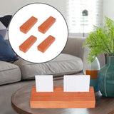 Maxbell Playing Card Holders Sturdy for Organizing Cards Organizer Wood Holder Racks 4 pieces