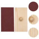 Maxbell 2 Pieces Wood Castanet Percussion Instrument for Classroom Holiday Household