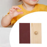Maxbell 2 Pieces Wood Castanet Percussion Instrument for Classroom Holiday Household