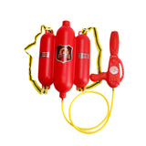 Maxbell Firefighter Water Spray Toy Set Firefighter Water Sprayer for Backyard Party