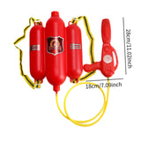 Maxbell Firefighter Water Spray Toy Set Firefighter Water Sprayer for Backyard Party
