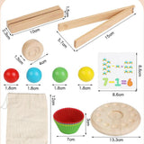 Maxbell Arithmetic Math Toy Set Interactive Reusable Counting Toys for Birthday Gift