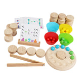 Maxbell Arithmetic Math Toy Set Interactive Reusable Counting Toys for Birthday Gift