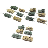 Maxbell 6x Tank Model Building Kit 1:144 Scale Armored Vehicles for Boys Adults Kids Style A