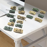 Maxbell 6x Tank Model Building Kit 1:144 Scale Armored Vehicles for Boys Adults Kids Style A