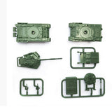 Maxbell 6x Tank Model Building Kit 1:144 Scale Armored Vehicles for Boys Adults Kids Style A