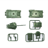 Maxbell 8Pcs Tank Model Building Kit 1:144 Armored Vehicles for Boys Adults Children