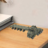 Maxbell 1/72 Scale Tractor Trailer Model Craft Truck Toy for Gift Display Collection green