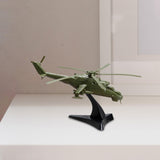 Maxbell Fighter Jet Assembly Building Kit 1/144 Scale Gift Decorative Helicopter Toy