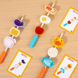 Maxbell Wooden Barbecue Grill Set Fun BBQ Play Grill for Children Kids Holiday Gifts