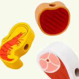 Maxbell Wooden Barbecue Grill Set Fun BBQ Play Grill for Children Kids Holiday Gifts