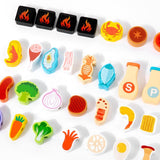 Maxbell Wooden Barbecue Grill Set Fun BBQ Play Grill for Children Kids Holiday Gifts