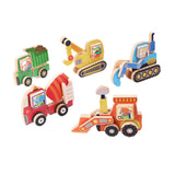 Maxbell 5Pcs Take Apart Construction Truck Stem Toy for Kids 3 4 5 Year Old Children